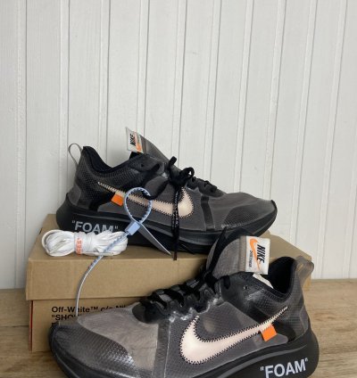 Used Nike Zoom Fly Off White Black Size 10us