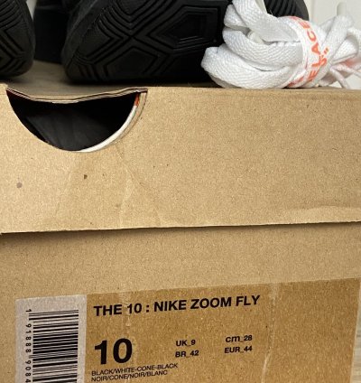 Used Nike Zoom Fly Off White Black Size 10us