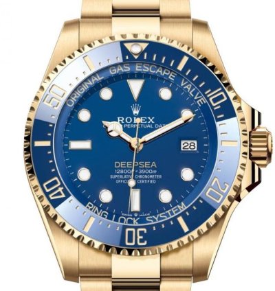 Rolex Sea-dweller Deepsea Unworn Deepsea Yellow Gold 44mm Blue Dial Oyster Bracelet 136668lb Box Papers 2025