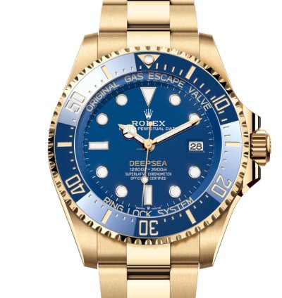 Rolex Sea-dweller Deepsea Yellow Gold 136668lb Unworn Full Set 2024 Blue Dial