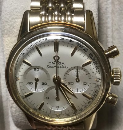 Omega Seamaster 14904-62 1962 Yellow Gold Very Good