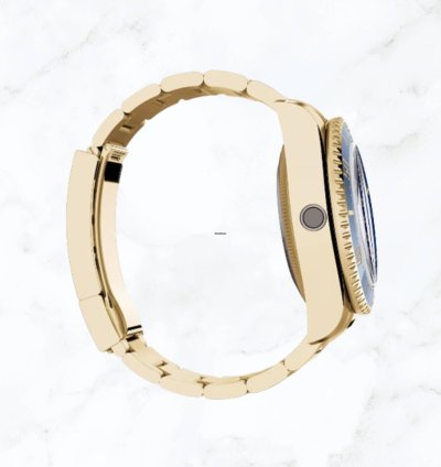 Rolex Sea-dweller Deepsea Yellow Gold Blue Dial 136668lb new Unworn