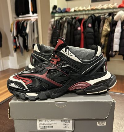 Balenciaga Track 2 Black Burgundy
