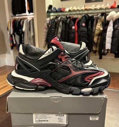 Balenciaga Track 2 Black Burgundy