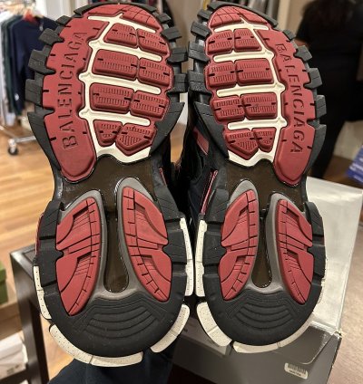 Balenciaga Track 2 Black Burgundy