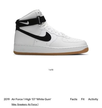 Air Force 1 High 07 White Gum