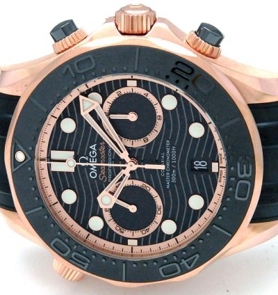 Omega Seamaster 210 62 44 51 01 001 Automatic Red Gold Very Good