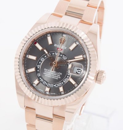 Rolex Sky-dweller 01 2023 Rhodium Dial Perfect Condition Box Papers