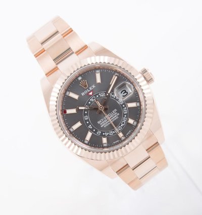 Rolex Sky-dweller 01 2023 Rhodium Dial Perfect Condition Box Papers