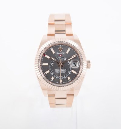 Rolex Sky-dweller 01 2023 Rhodium Dial Perfect Condition Box Papers