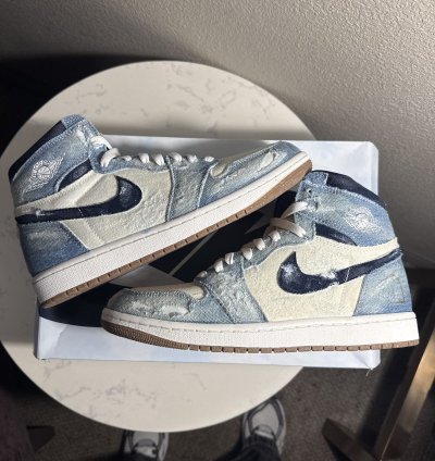 Who Decides War Air Jordan 1 High Denim 1 Of 150