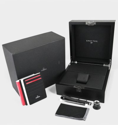 Omega Seamaster 300 007 Spectre Limited Steel Black Box Papers 233 32 41 21 01 001