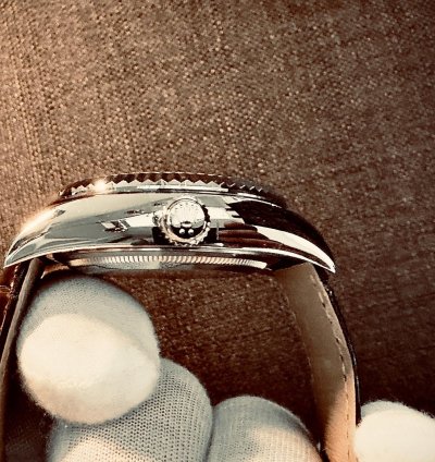 Rolex Sky-dweller 18k White Gold - 2x Leather Bracelet Black Brown