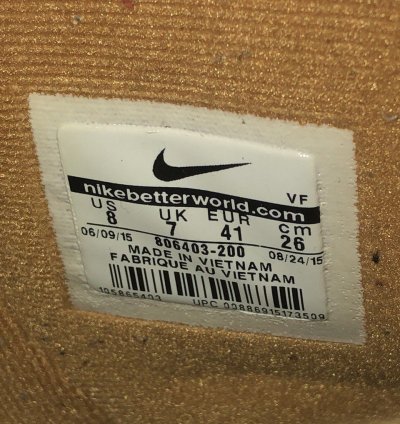 Air Force 1 High Flax 2015 Sz 8