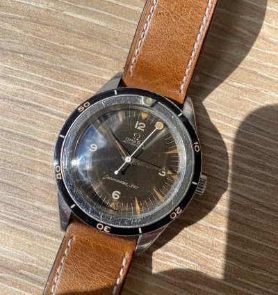 Omega Seamaster 300 1960 Omega Sm300 2913-8 With Tropical Dial Lollipop Hand