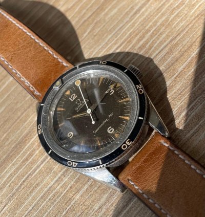 Omega Seamaster 300 1960 Omega Sm300 2913-8 With Tropical Dial Lollipop Hand