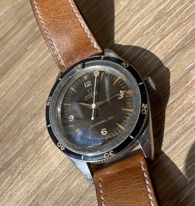 Omega Seamaster 300 1960 Omega Sm300 2913-8 With Tropical Dial Lollipop Hand