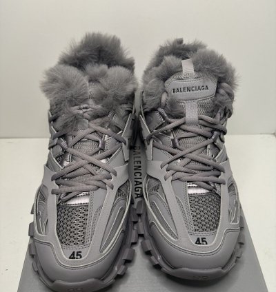 Balenciaga Track Faux-fur Eu 45 Us 12 With Box