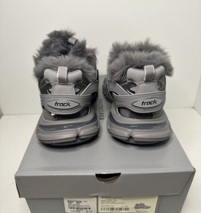 Balenciaga Track Faux-fur Eu 45 Us 12 With Box