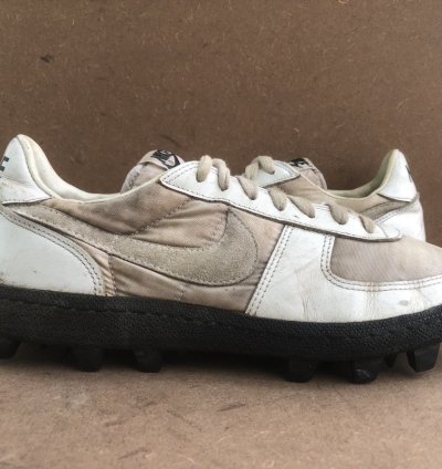 Vtg 1983 Nike White Leather Sneakers Size 9 5 Made In Korea