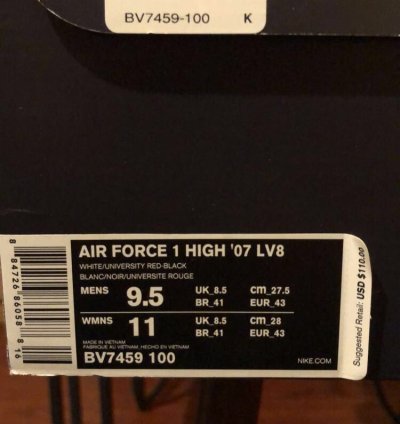 Air Force 1 High Lv8 Atlanta