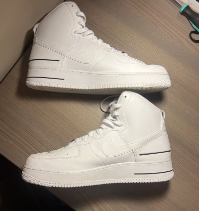 Air Force 1 High Lv8 Triple White