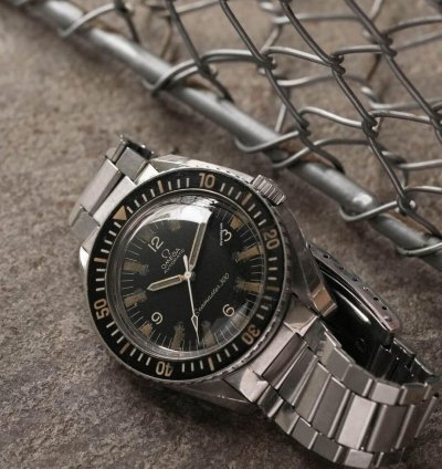 Omega Seamaster 300 Arabic Matte Black Dial