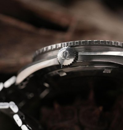 Omega Seamaster 300 Arabic Matte Black Dial