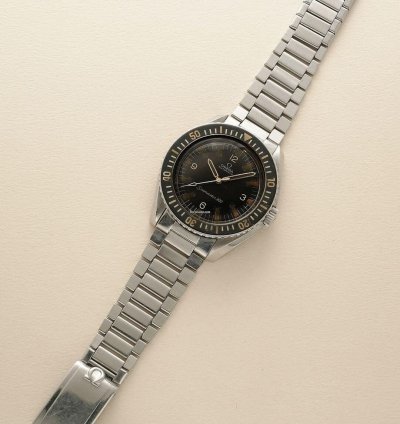 Omega Seamaster 300 Arabic Matte Black Dial