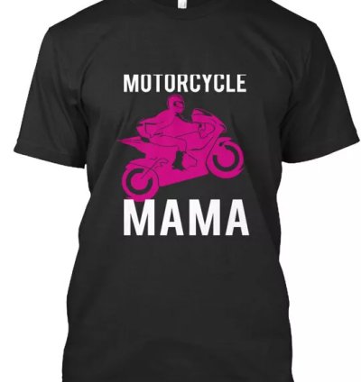Motorcycle Mama T-shirt Made In The Usa Size S To 5xl