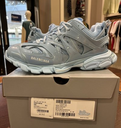 Balenciaga Track Runner Sneaker Blue Brand New