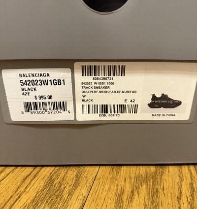 Balenciaga Track Sneaker black