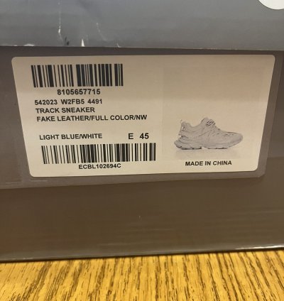 Balenciaga Track Sneaker light Blue