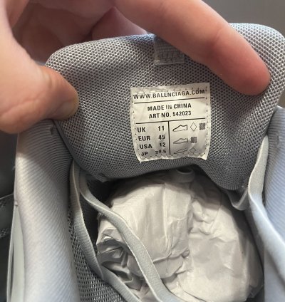 Balenciaga Track Sneaker light Blue