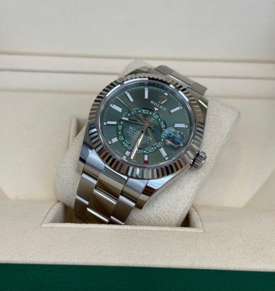 Rolex Sky-dweller 2023 Skydweller Stainless Steel Mint Green Oyster 336934