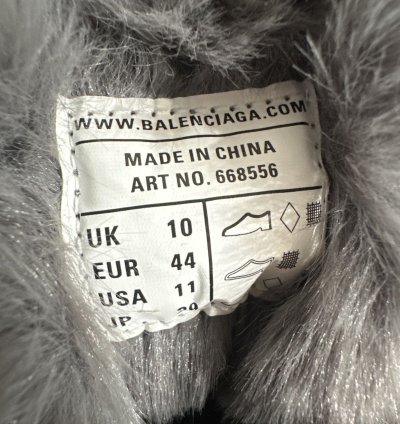 Balenciaga Track Sneaker Fake Fur