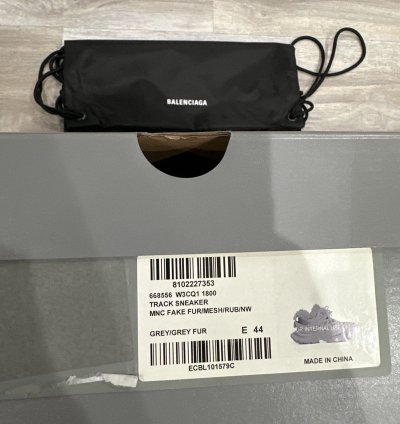 Balenciaga Track Sneaker Fake Fur