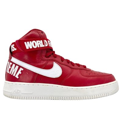 Air Force 1 High Supreme World Famous Red