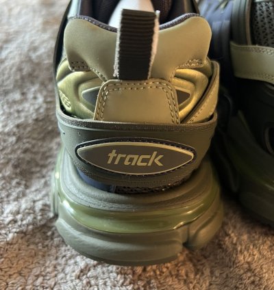 Balenciaga Track Sneaker Khaki Dark Grey Green Size 12 45