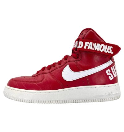 Air Force 1 High Supreme World Famous Red