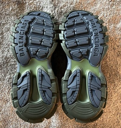 Balenciaga Track Sneaker Khaki Dark Grey Green Size 12 45