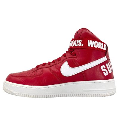 Air Force 1 High Supreme World Famous Red