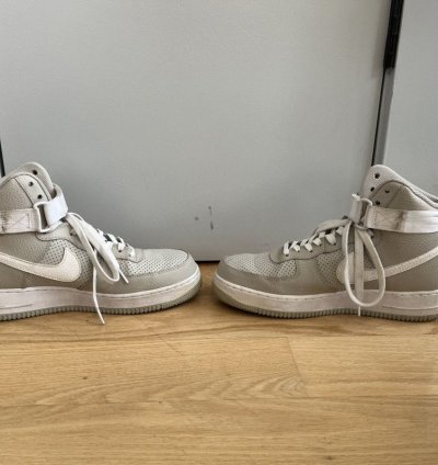 Air Force 1 High Top Grey White
