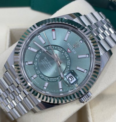 Rolex Sky-dweller 2024 Sky-dweller Jubilee Mint Green Dial Unworn
