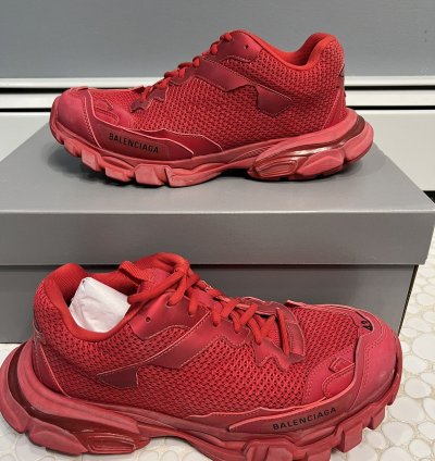 Balenciaga Track Trainer 3 Red Size 10 Us Eu 43