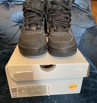 Air Force 1 High Triple Black Display Model