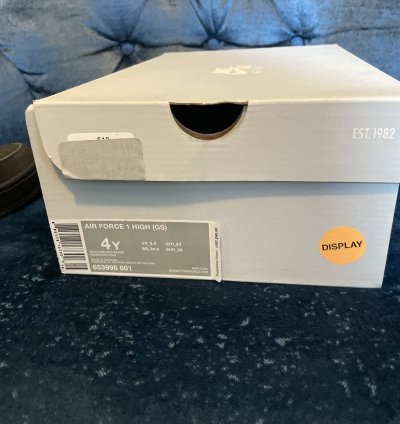 Air Force 1 High Triple Black Display Model