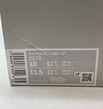 Air Force 1 High Triple White