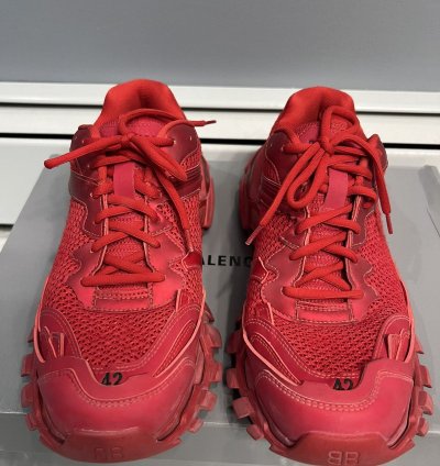 Balenciaga Track Trainer 3 Red Size 9 Us Eu 42