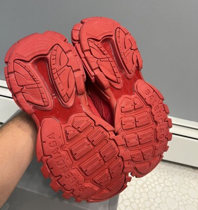 Balenciaga Track Trainer 3 Red Size 9 Us Eu 42
